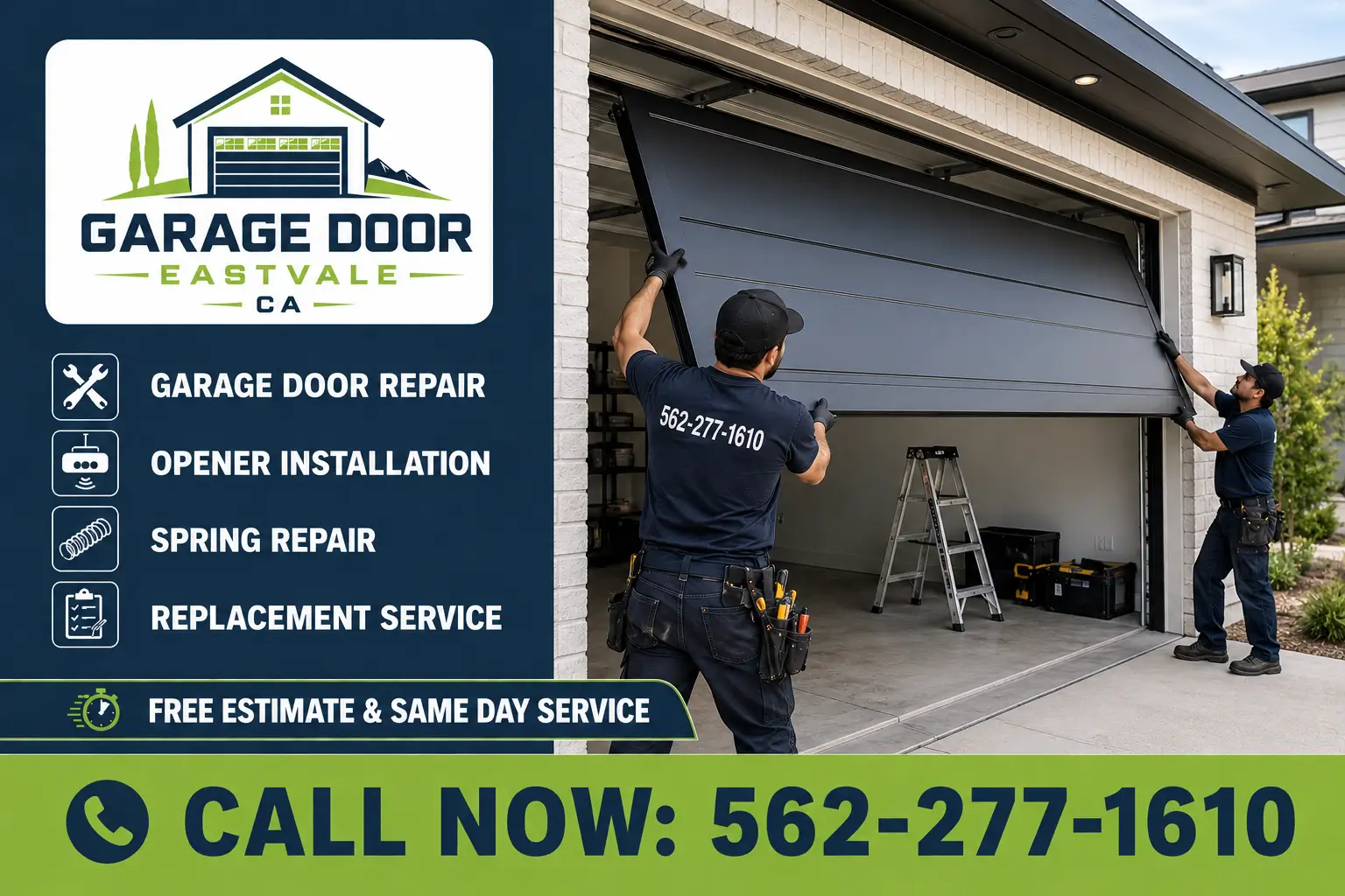 Garage Door Eastvale CA | Emergency Repair Service