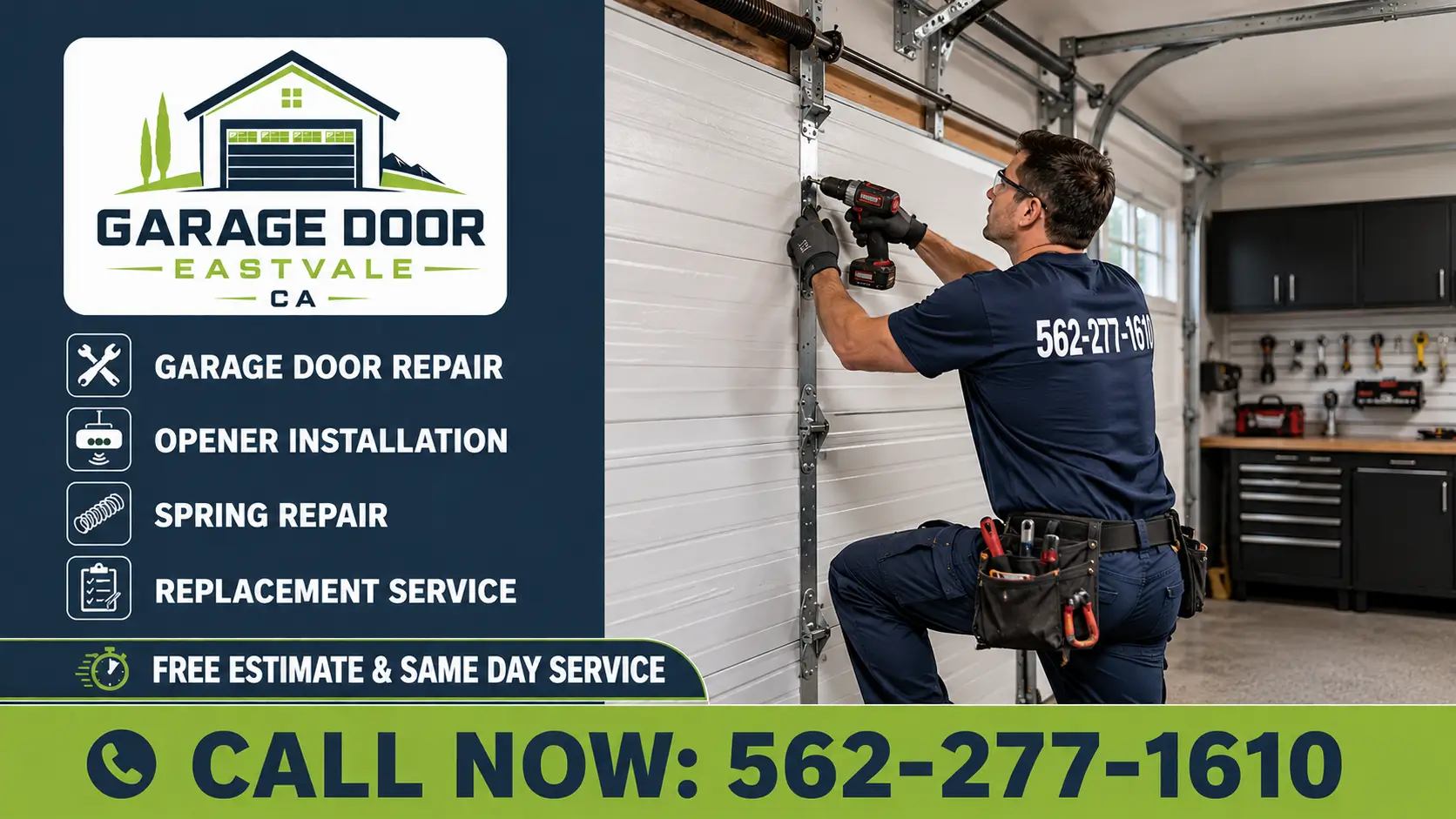 Garage Door Eastvale CA | Emergency Repair Service